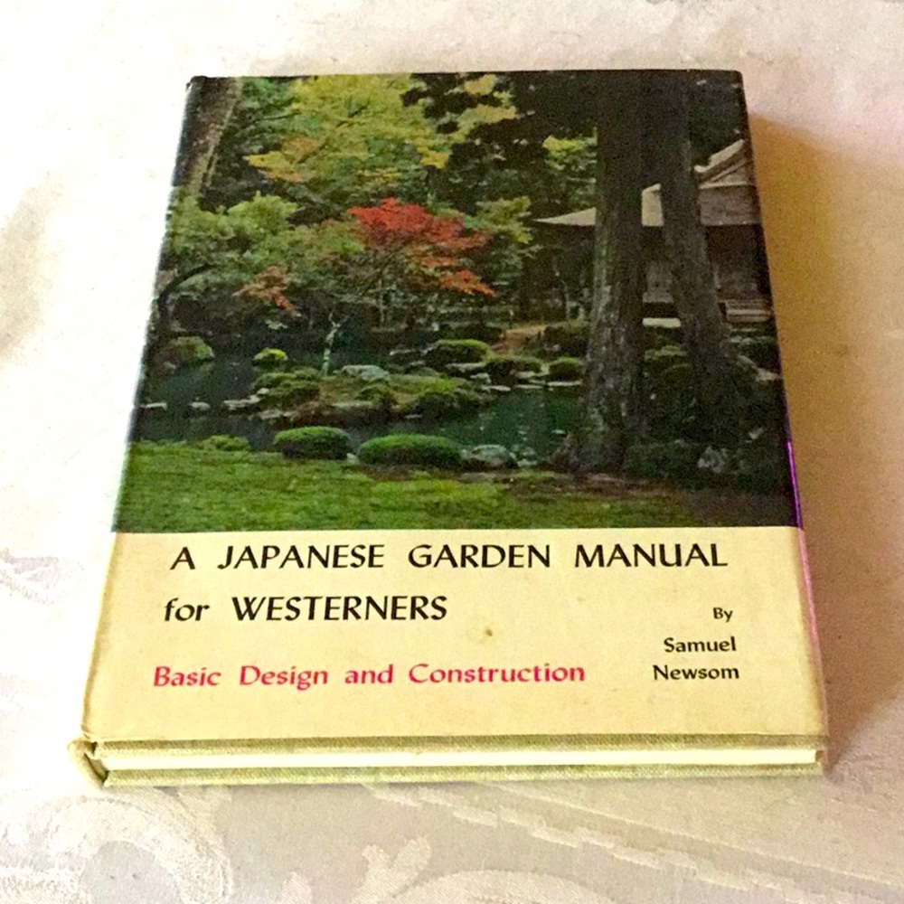 A Japanese Garden Manuel for Westeners, Basic Design and Construction Used - Picture 1 of 4